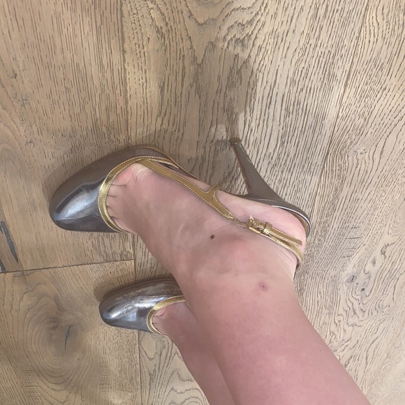 100% authentic Miu miu metallic heels - Picture 10 of 10